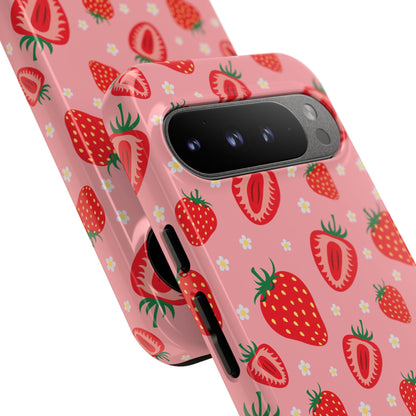 Berry Strawberry: Fruit-inspired phone case for iPhone, Samsung Galaxy and Google Pixel devices