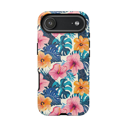 Hibiscus Bloom: Cute Floral Phone Case for iPhone, Samsung and Google Pixel