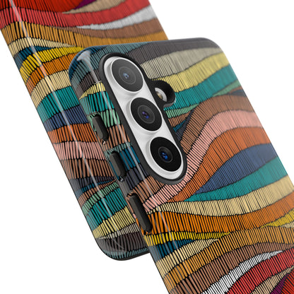 Threaded Harmony: Tapestry-inspired Phone Case for iPhone, Samsung Galaxy and Google Pixel devices