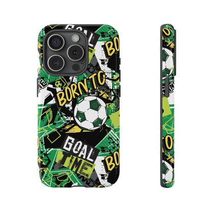 Born to Goal: Football-inspired phone case for iPhone and Samsung Galaxy