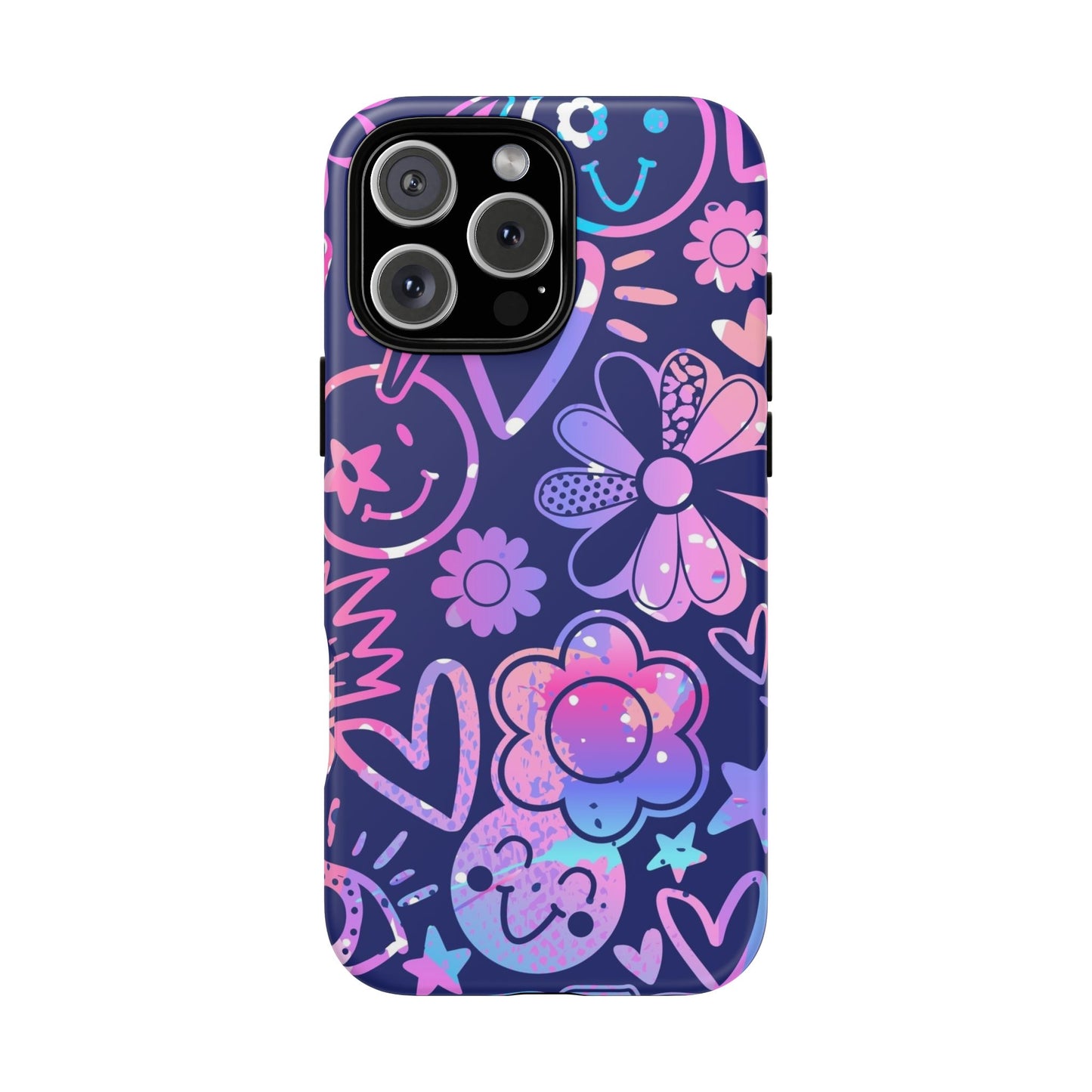 Live Inspired: Purple Tough Case for iPhone, Samsung Galaxy and Google Pixel devices