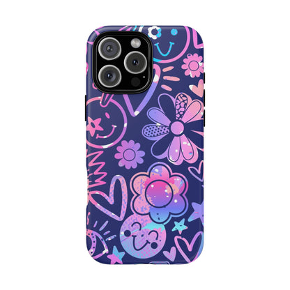 Live Inspired: Purple Tough Case for iPhone, Samsung Galaxy and Google Pixel devices