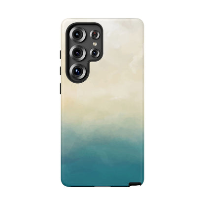 海と砂のグラデーションケース：iPhone、Galaxy、Google Pixelデバイス用ビーチ風スマホケース