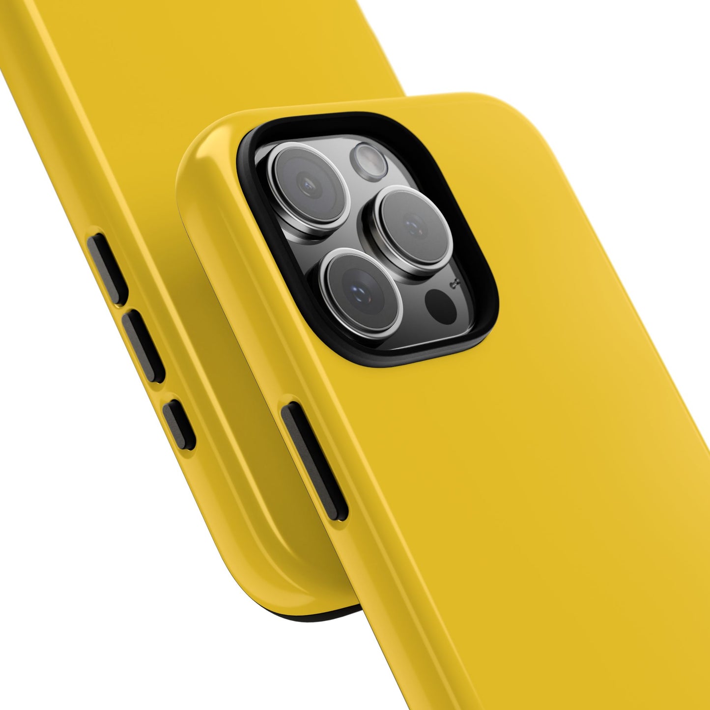 Luscious Yellow: Plain Sunburst-Inspired Color for iPhone, Samsung Galaxy and Google Pixel devices
