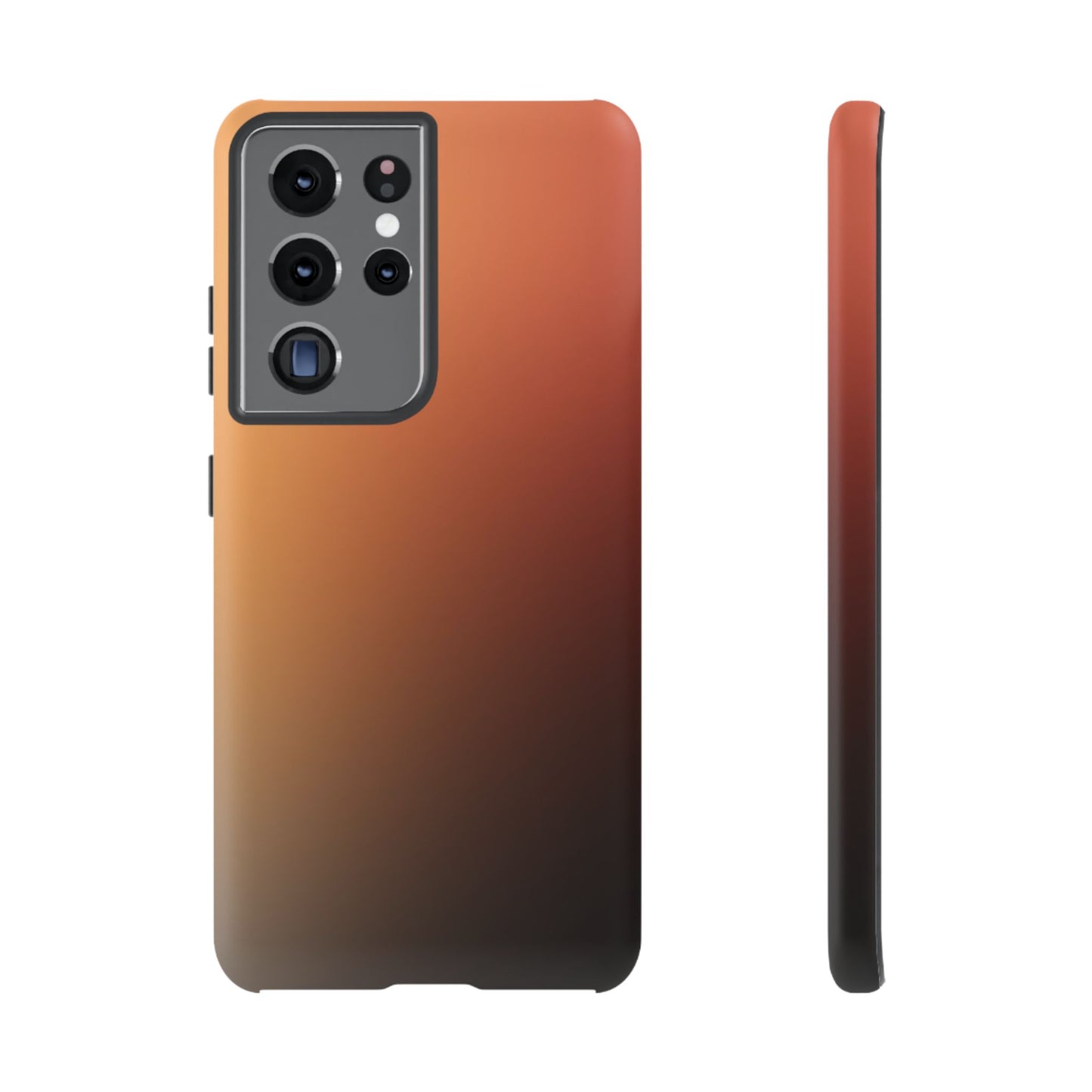 Midnight Peach: Luxury Phone Case for Samsung Galaxy Phones