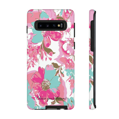 Chase your dreams: Artistic and elegant phone case for Apple iPhone, Samsung Galaxy and Pixel devices