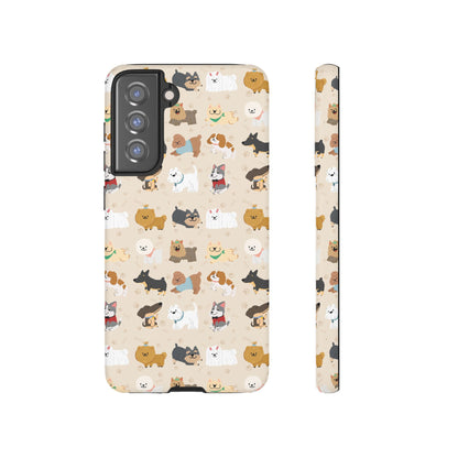 Cute Dogs: Tough Case for iPhone, Samsung Galaxy and Google Pixel devices