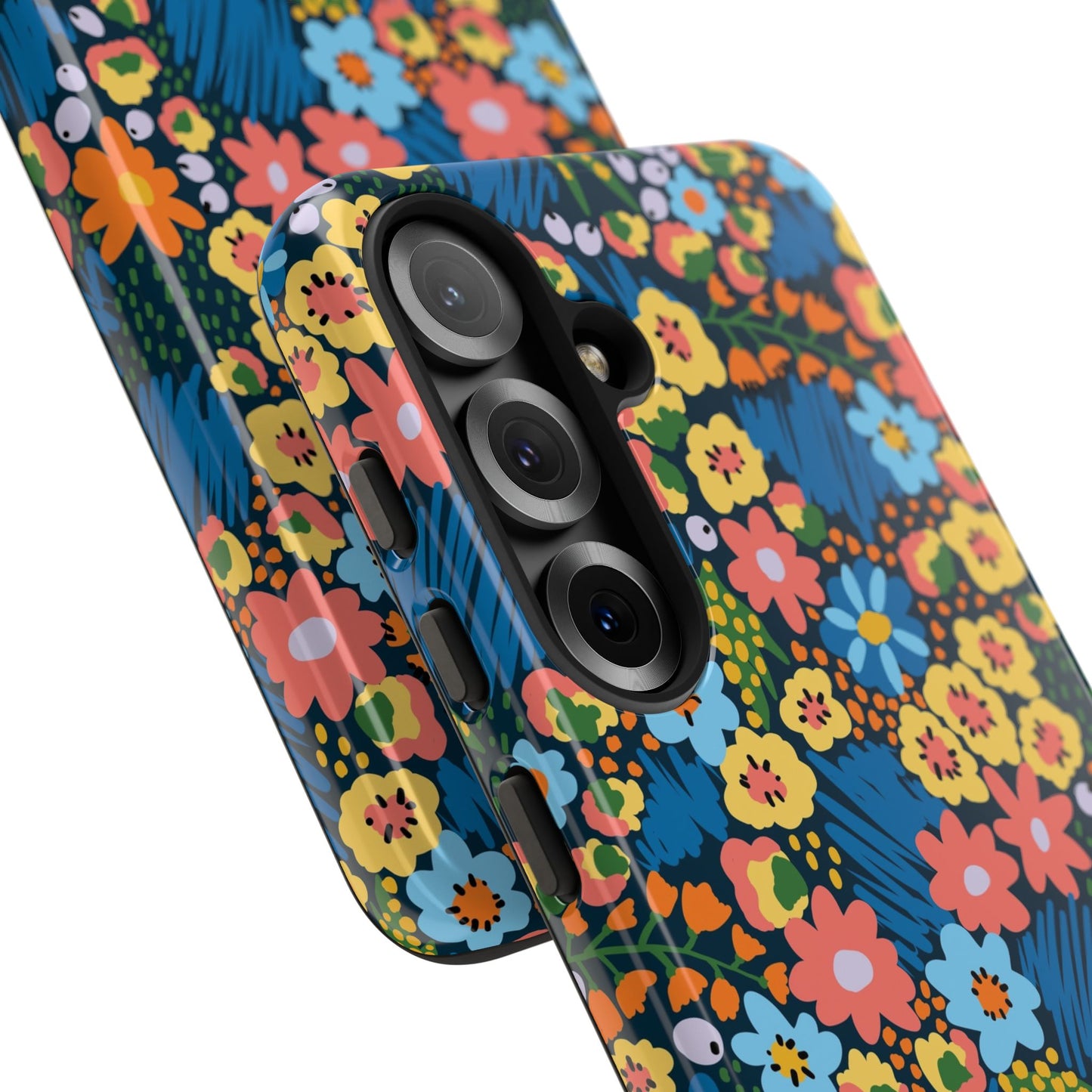 Bloom Burst: Color and Joy Themed Phone Case for iPhone, Samsung Galaxy and Google Pixel devices