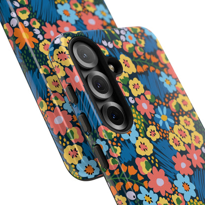 Bloom Burst: Color and Joy Themed Phone Case for iPhone, Samsung Galaxy and Google Pixel devices
