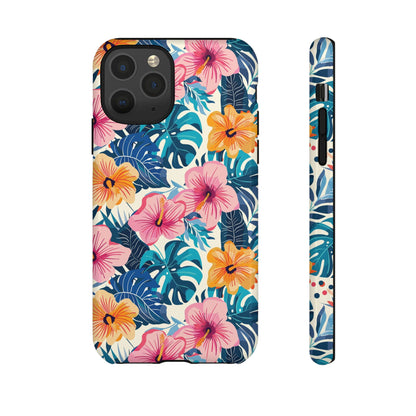 Hibiscus Bloom: Cute Floral Phone Case for iPhone, Samsung and Google Pixel
