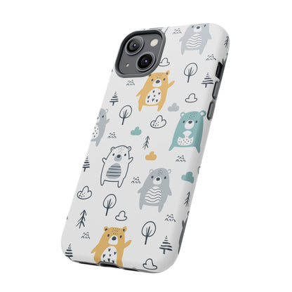 Bear Friends: Cute Phone Case for iPhone, Samsung Galaxy and Google Pixel devices