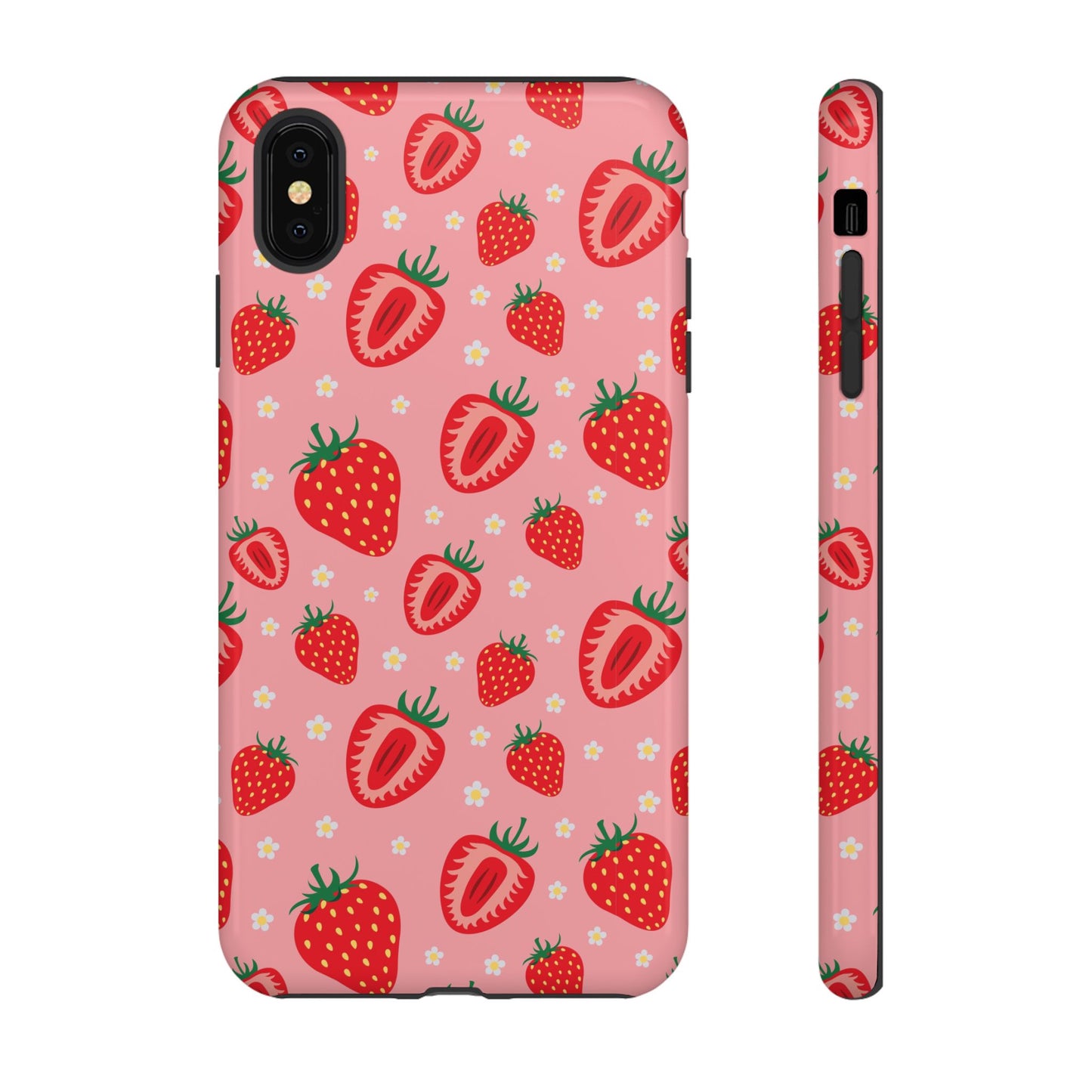 Berry Strawberry: Fruit-inspired phone case for iPhone, Samsung Galaxy and Google Pixel devices