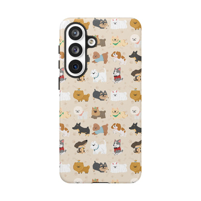 Cute Dogs: Tough Case for iPhone, Samsung Galaxy and Google Pixel devices