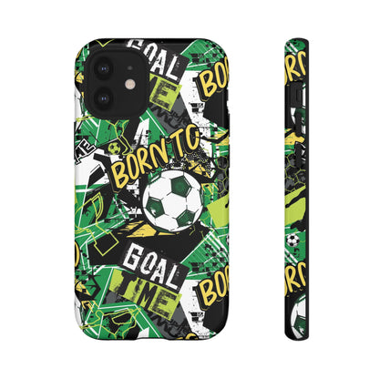 Born to Goal: Football-inspired phone case for iPhone and Samsung Galaxy