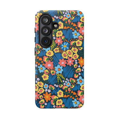Bloom Burst: Color and Joy Themed Phone Case for iPhone, Samsung Galaxy and Google Pixel devices