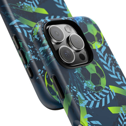 Football Grunge: Sporty Phone Case for iPhone, Samsung Galaxy and Google Pixel