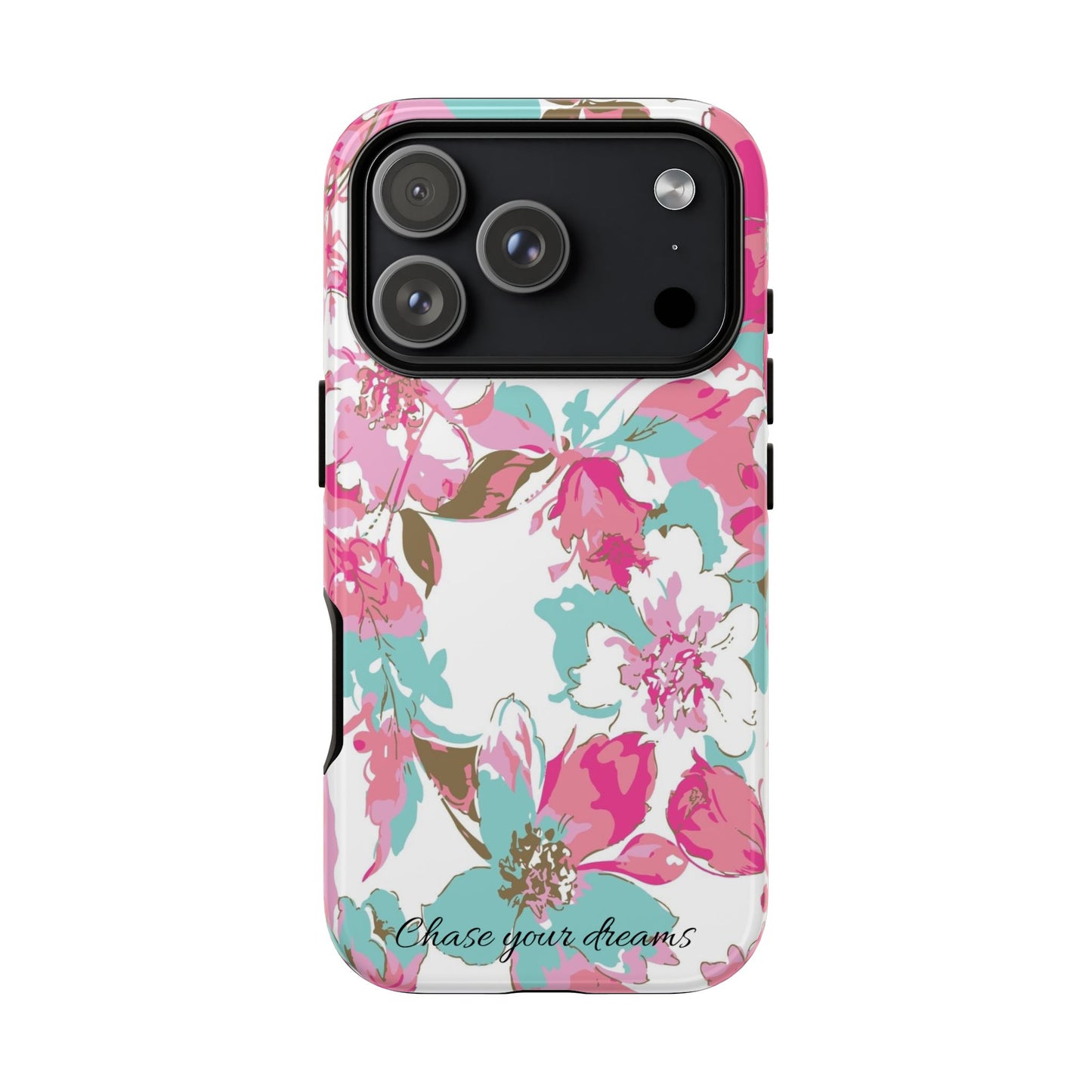 Chase your dreams: Artistic and elegant phone case for Apple iPhone, Samsung Galaxy and Pixel devices