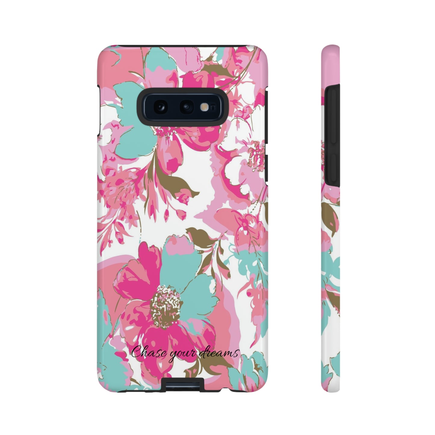 Chase your dreams: Artistic and elegant phone case for Apple iPhone, Samsung Galaxy and Pixel devices