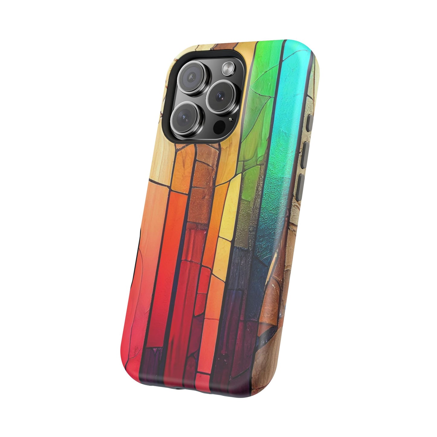 Stained Glass Design MagSafe Case for iPhone