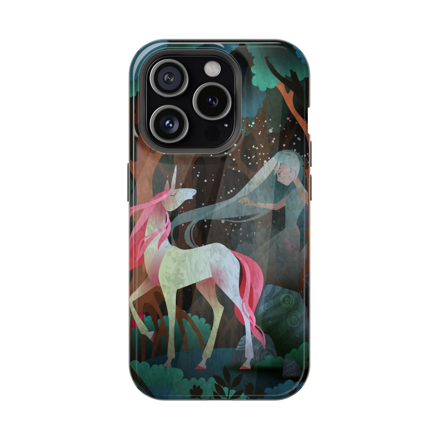 Fairy & Unicorn: Enchanted MagSafe Phone Case for iPhone