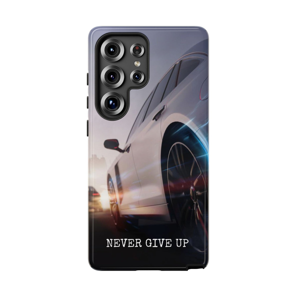 Never Give Up:  Motivational Phone Case for iPhone, Samsung Galaxy and Google Pixel devices