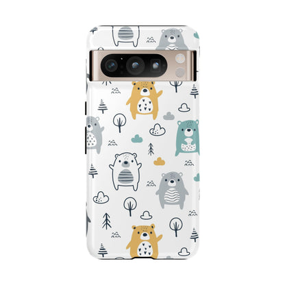 Bear Friends: Cute Phone Case for iPhone, Samsung Galaxy and Google Pixel devices