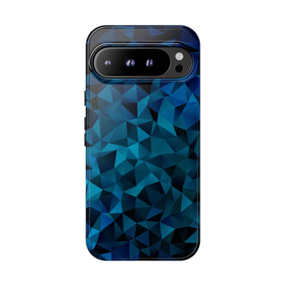 Blue Diamonds: Phone Case with Elegant Prints for iPhone, Samsung Galaxy and Google Pixel devices