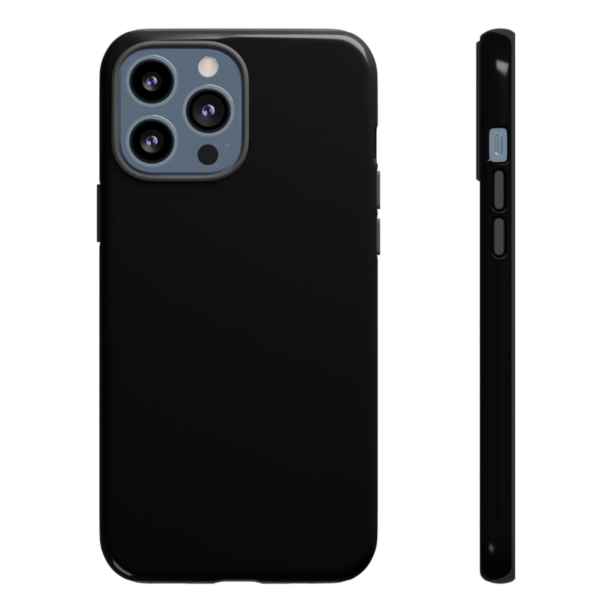 Space Black: Pure black phone case for iPhone, Samsung Galaxy and Google Pixel devices