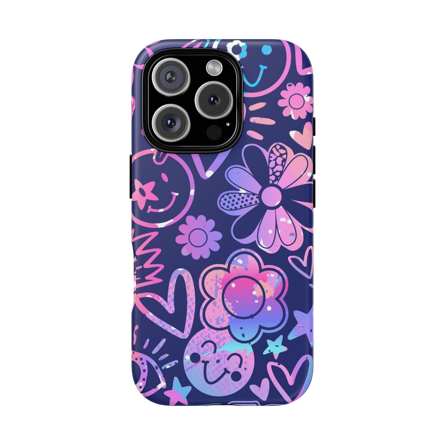 Live Inspired: Purple Tough Case for iPhone, Samsung Galaxy and Google Pixel devices