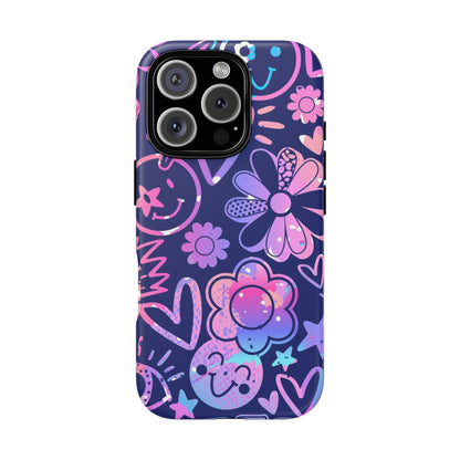 Live Inspired: Purple Tough Case for iPhone, Samsung Galaxy and Google Pixel devices