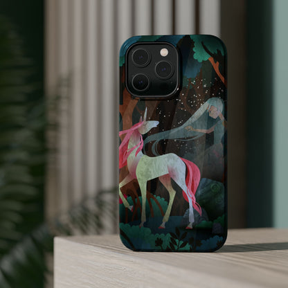 Fairy & Unicorn: Enchanted MagSafe Phone Case for iPhone