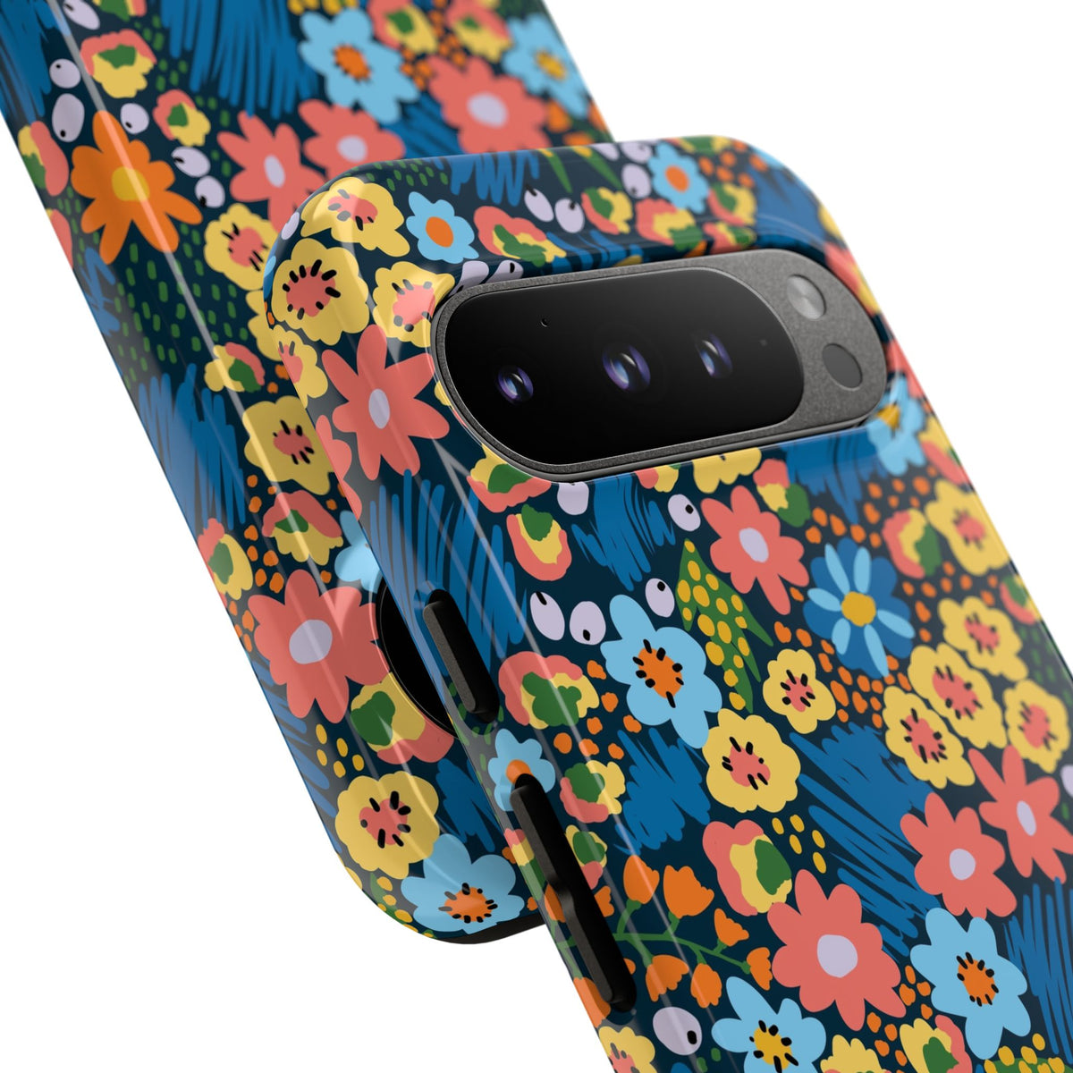 Bloom Burst: Color and Joy Themed Phone Case for iPhone, Samsung Galaxy and Google Pixel devices