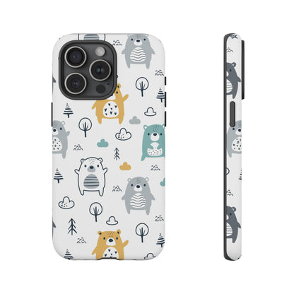 Bear Friends: Cute Phone Case for iPhone, Samsung Galaxy and Google Pixel devices