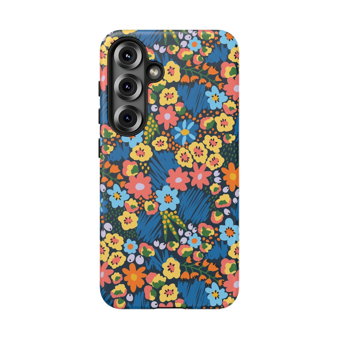 Bloom Burst: Color and Joy Themed Phone Case for iPhone, Samsung Galaxy and Google Pixel devices