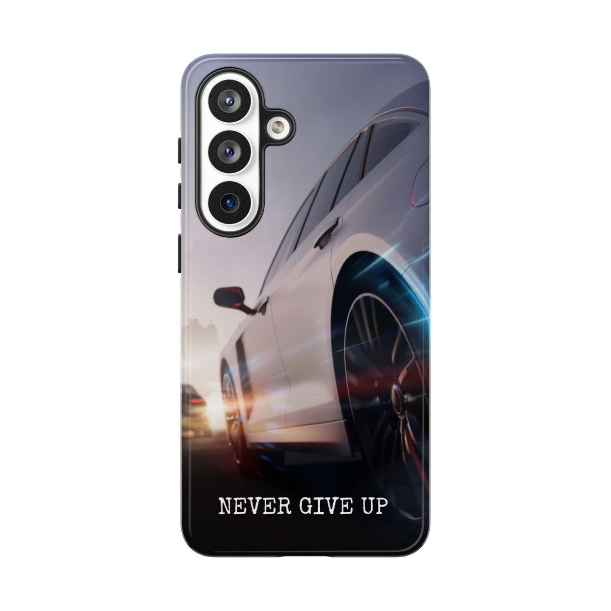 Never Give Up:  Motivational Phone Case for iPhone, Samsung Galaxy and Google Pixel devices