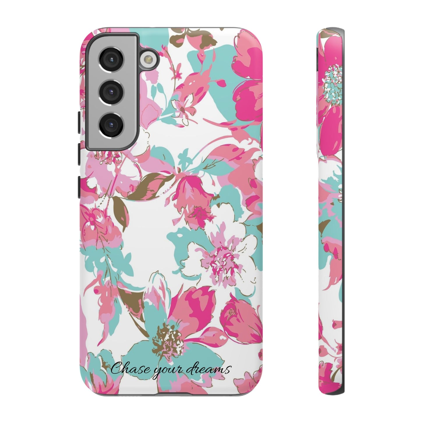 Chase your dreams: Artistic and elegant phone case for Apple iPhone, Samsung Galaxy and Pixel devices
