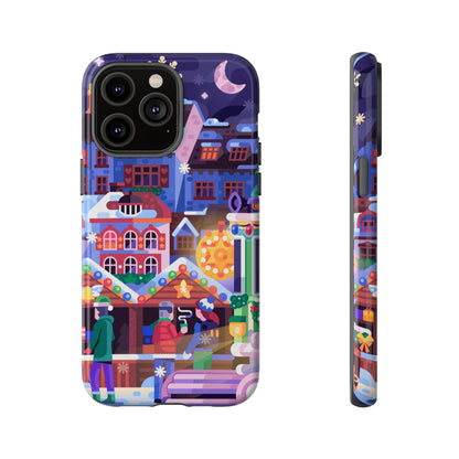 Christmas Fair in Old Town: Holiday-Themed case for iPhone, Samsung Galaxy and Google Pixel