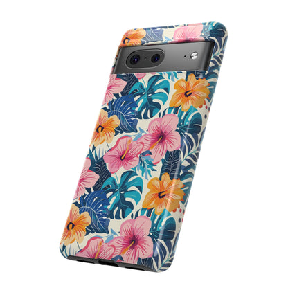 Hibiscus Bloom: Cute Floral Phone Case for iPhone, Samsung and Google Pixel