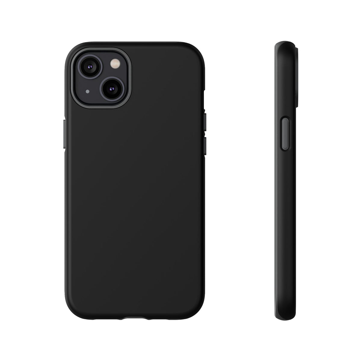 Space Black: Pure black phone case for iPhone, Samsung Galaxy and Google Pixel devices