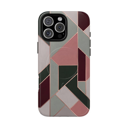 Geometric Luxe MagSafe Phone Case for iPhone