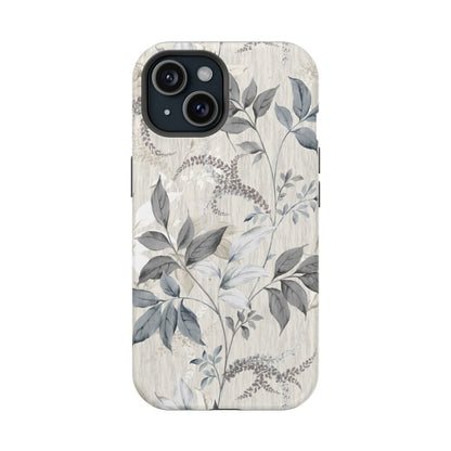 Luxury Leaves (MagSafe version): Artistic case for iPhone, Samsung Galaxy and Google Pixel