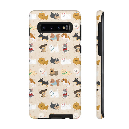 Cute Dogs: Tough Case for iPhone, Samsung Galaxy and Google Pixel devices