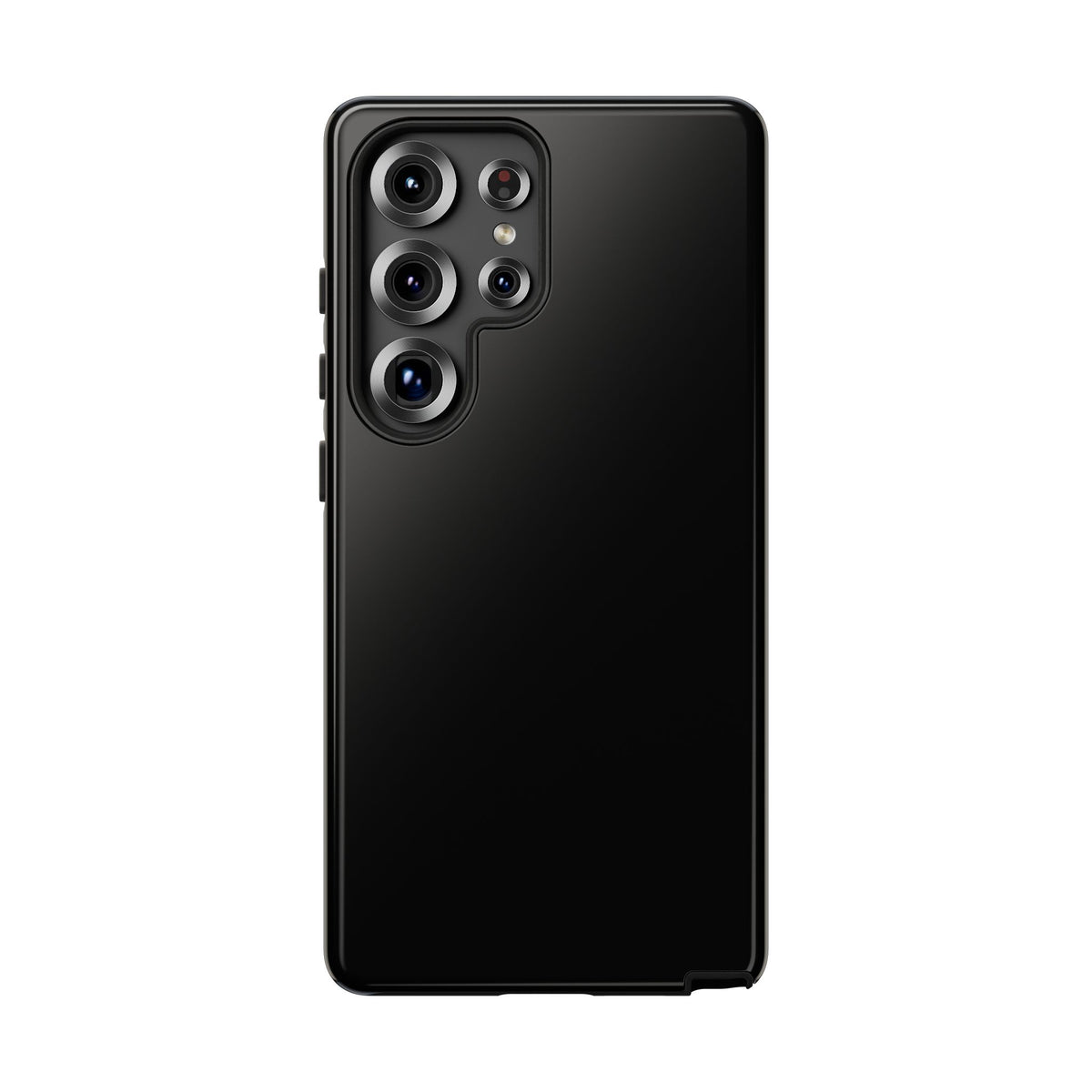 Space Black: Pure black phone case for iPhone, Samsung Galaxy and Google Pixel devices