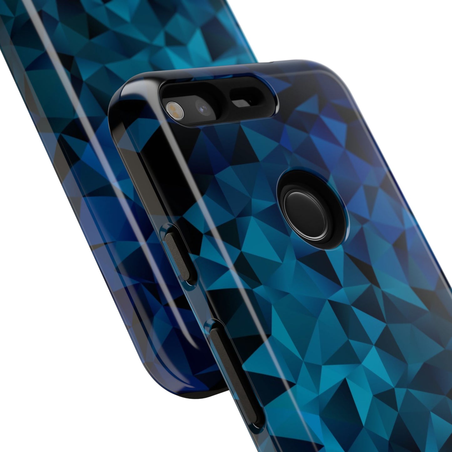 Blue Diamonds: Phone Case with Elegant Prints for iPhone, Samsung Galaxy and Google Pixel devices