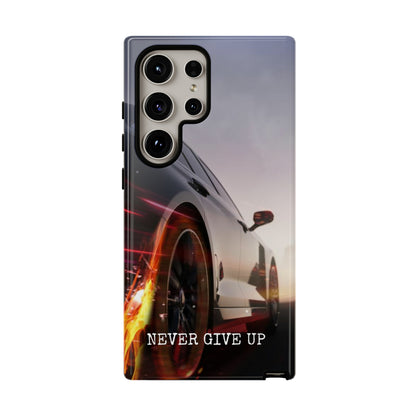 Never Give Up v2: Tough Case for iPhone, Samsung Galaxy and Google Pixel