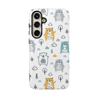 Bear Friends: Cute Phone Case for iPhone, Samsung Galaxy and Google Pixel devices