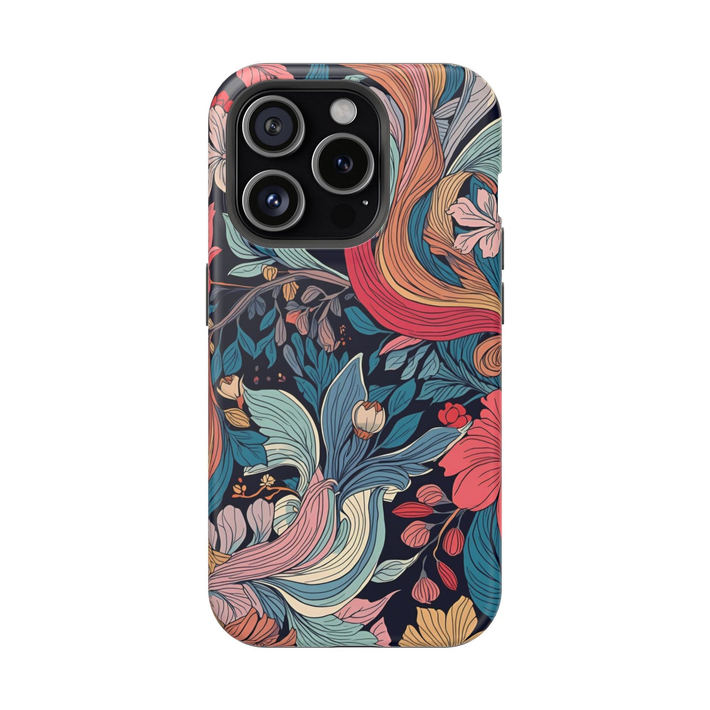 Floral Charm (MagSafe version): Fashion Phone Case for iPhone