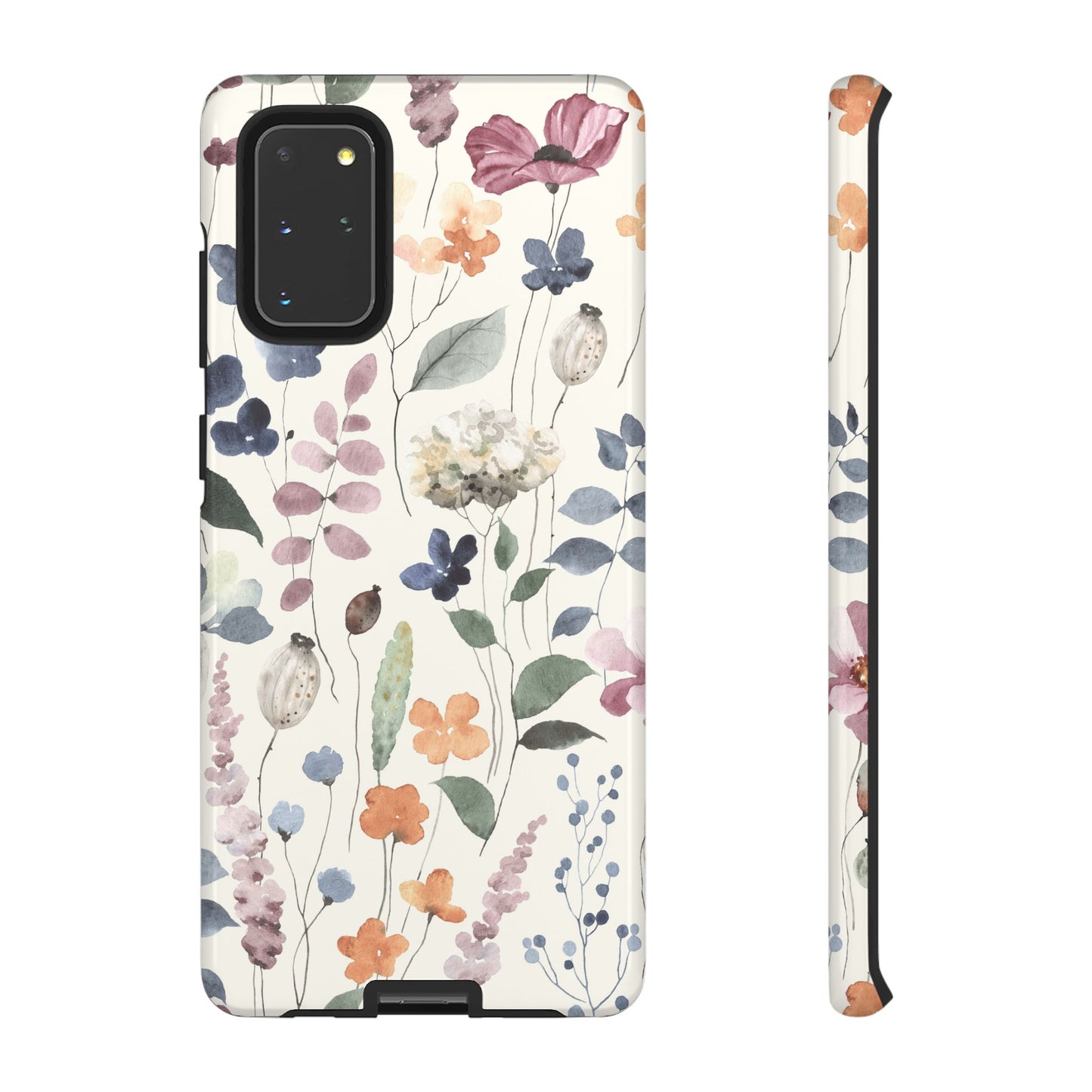 Floral prints phone case for iPhone, Samsung Galaxy and Pixel devices