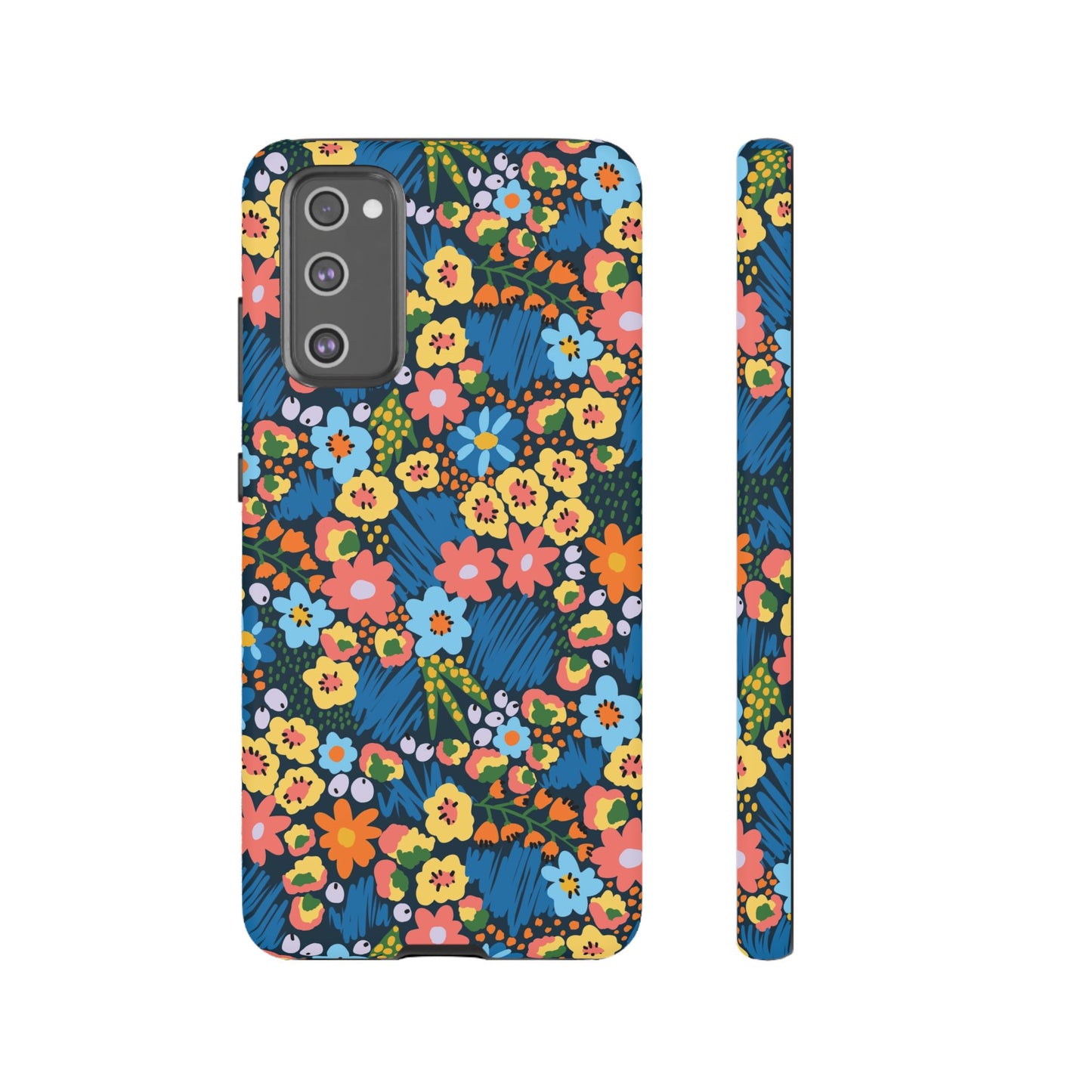 Bloom Burst: Color and Joy Themed Phone Case for iPhone, Samsung Galaxy and Google Pixel devices