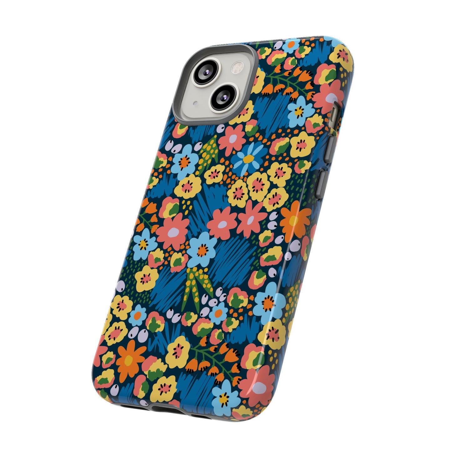 Bloom Burst: Color and Joy Themed Phone Case for iPhone, Samsung Galaxy and Google Pixel devices